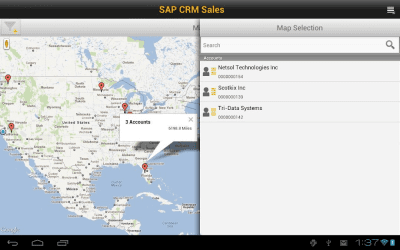 Capture d'écran de l'application SAP CRM Sales - #4