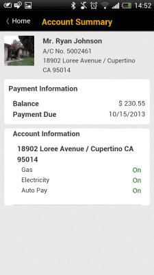 Capture d'écran de l'application SAP Utilities Customer Engage - #6