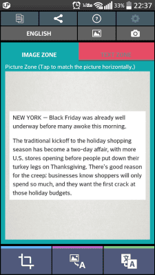Capture d'écran de l'application Scanner de texte brut (OCR) - #4