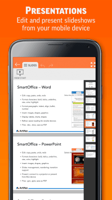 Capture d'écran de l'application SmartOffice - #3