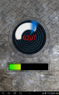 Capture d'écran de l'application Détecteur de métaux Mobiem - #4