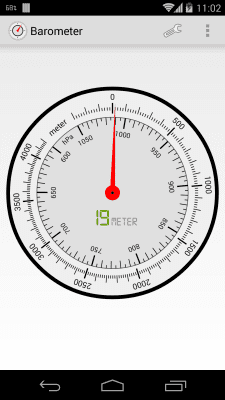 Capture d'écran de l'application Barometer - #2