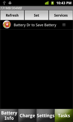 Capture d'écran de l'application Battery Dr saver+a task killer - #3