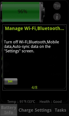 Capture d'écran de l'application Battery Dr saver+a task killer - #4