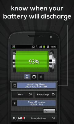 Capture d'écran de l'application Battery Indicator - #1