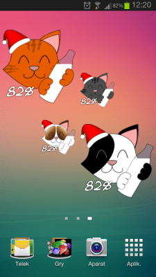 Capture d'écran de l'application Kitty, le chat à piles - #1