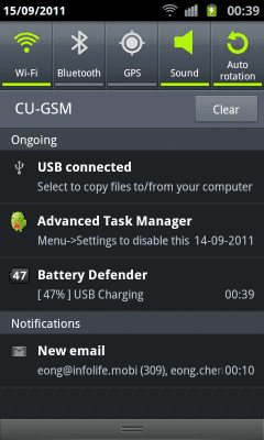 Capture d'écran de l'application Battery Defender - #1