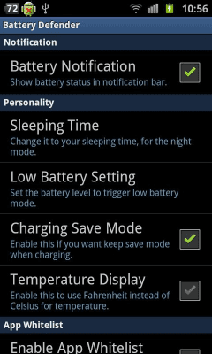 Capture d'écran de l'application Battery Defender - #2