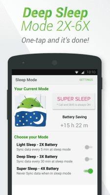 Capture d'écran de l'application Battery Saver 2X - #2