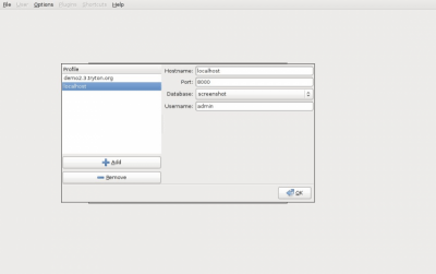 Capture d'écran de l'application Tryton - #6