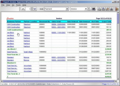 Capture d'écran de l'application Compiere - #5