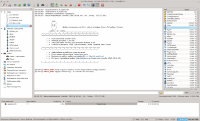 Capture d'écran de l'application EiskaltDC++ - #3