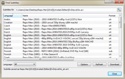 Capture d'écran de l'application UMPlayer - #3