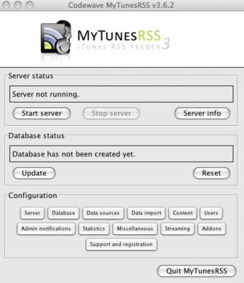 Capture d'écran de l'application MyTunesRSS - #2
