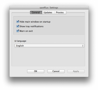 Capture d'écran de l'application Spotflux - #3