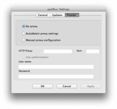 Capture d'écran de l'application Spotflux - #4