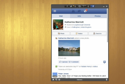 Capture d'écran de l'application Social for Facebook - #1