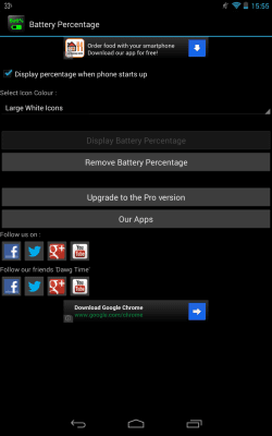 Capture d'écran de l'application Battery Percentage - #6