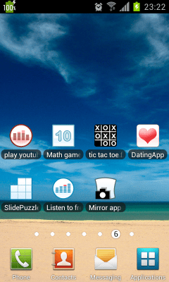 Capture d'écran de l'application show battery percentage - #6