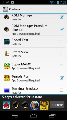 Capture d'écran de l'application Helium - App Sync and Backup - #4