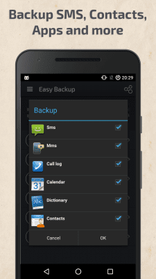 Capture d'écran de l'application Easy Backup & Restore - #2
