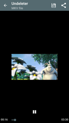 Capture d'écran de l'application Undeleter - Restaurer les fichiers - #5