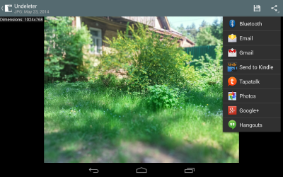 Capture d'écran de l'application Undeleter - Restaurer les fichiers - #10