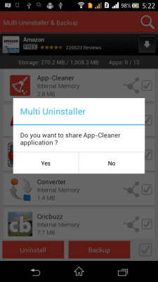 Capture d'écran de l'application Multi Uninstaller & Backup - #3