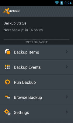 Capture d'écran de l'application Avast Mobile Backup & Restore - #2