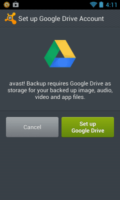 Capture d'écran de l'application Avast Mobile Backup & Restore - #6