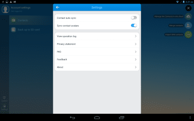 Capture d'écran de l'application SYNCit HD - #4