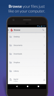 Capture d'écran de l'application Backblaze - #3