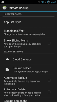 Capture d'écran de l'application Ultimate Backup - #8