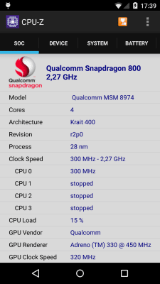 Capture d'écran de l'application CPU-Z - #1