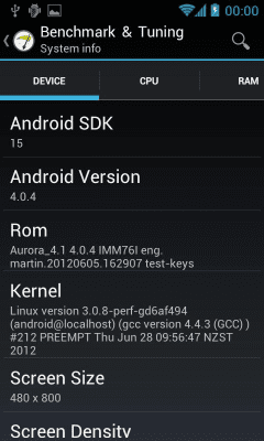 Capture d'écran de l'application Benchmark & Tuning (Full) - #7