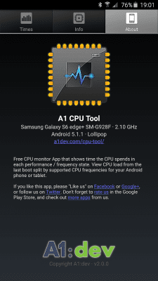Capture d'écran de l'application A1 CPU Tool - #7