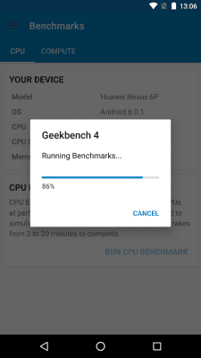 Capture d'écran de l'application Geekbench 4 - #2