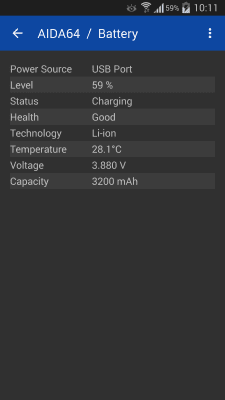 Capture d'écran de l'application AIDA64 - #5