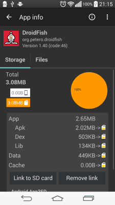 Capture d'écran de l'application Link2SD - #4