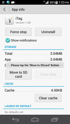 Capture d'écran de l'application App2SD & App Manager - #3