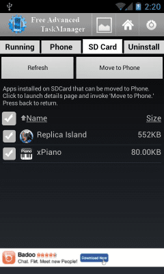 Capture d'écran de l'application Advanced SD Card Manager - #4