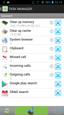 Capture d'écran de l'application TaskManager-MobilePhoneSpeedup - #1