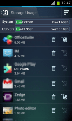 Capture d'écran de l'application Gestionnaire de tâches et de batteries AVG - #7