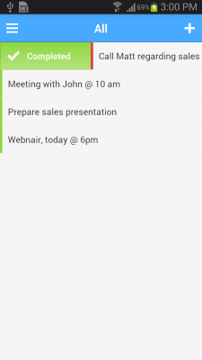 Capture d'écran de l'application Zoho Taskz - #4