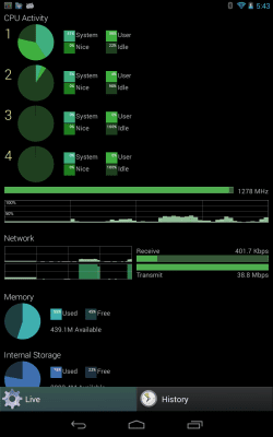 Capture d'écran de l'application SystemPanelLite Task Manager - #7