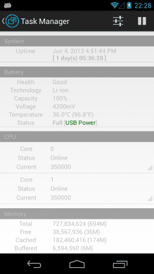 Capture d'écran de l'application Task Manager - Apps management - #3