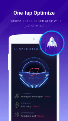 Capture d'écran de l'application DU Speed Booster (Cleaner) - #1