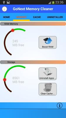 Capture d'écran de l'application Memory Cleaner Go Next ! - #1