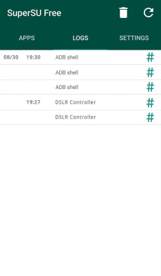 Capture d'écran de l'application SuperSU - #4