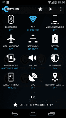 Capture d'écran de l'application Settings - #5